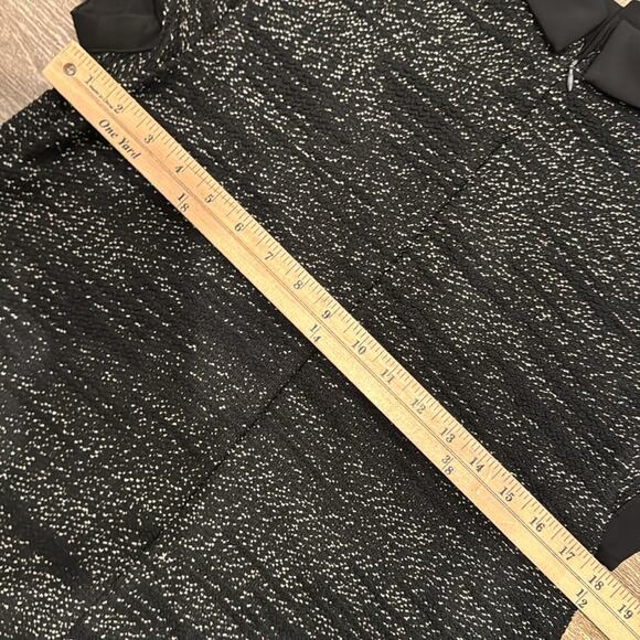 Maison Jules Women's Collared Shift Dress Black White Size L - Picture 7 of 11